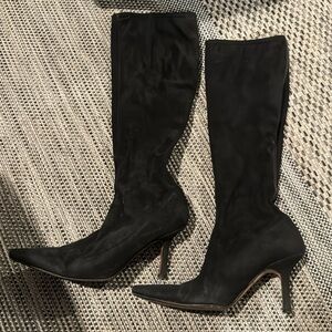 Jimmy Choo 🎉host pickx2🎉🎈suede tall boots with leather accents